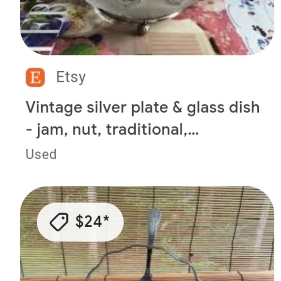 Vintage 2 Pc Chromium Plate & Glass Olive/Relish Dish Sheffield England - Picture 4 of 9